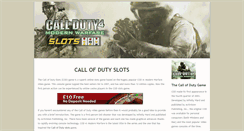 Desktop Screenshot of callofdutyslots.com
